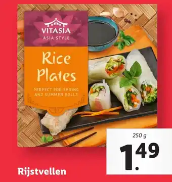 Lidl Rijstvellen aanbieding