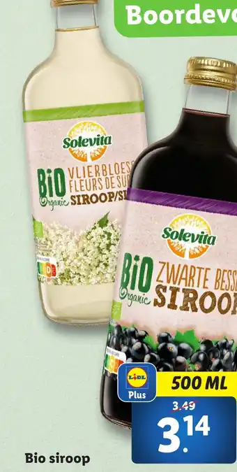 Lidl Bio siroop aanbieding