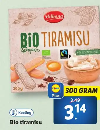 Lidl Bio tiramisu aanbieding