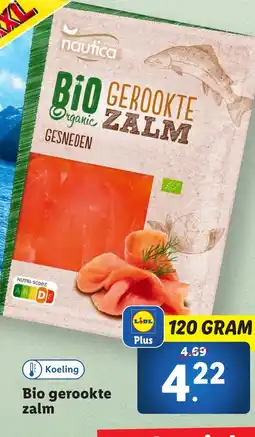 Lidl Bio gerookte zalm aanbieding