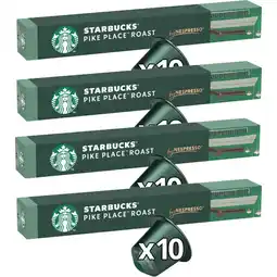 Albert Heijn Starbucks Nespresso espresso roast 4-pack aanbieding