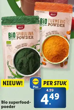 Lidl Bio superfood poeder aanbieding