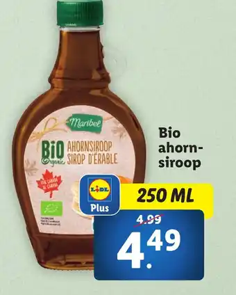 Lidl Bio ahorn siroop aanbieding