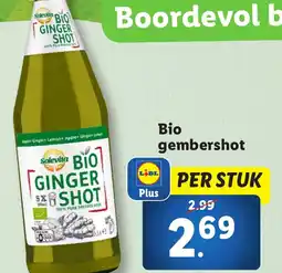 Lidl Bio gembershot aanbieding