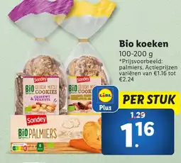 Lidl Bio koeken aanbieding