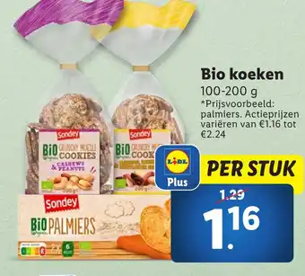 Lidl Bio koeken aanbieding