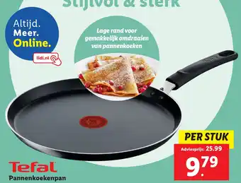 Lidl Tefal Pannenkoekenpan aanbieding