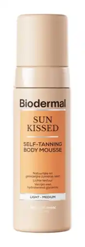 De Online Drogist Biodermal Sun Kissed Self-Tanning Mousse aanbieding