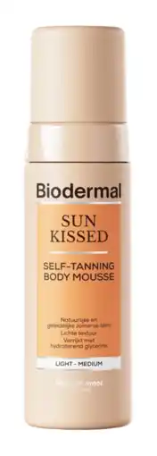 De Online Drogist Biodermal Sun Kissed Self-Tanning Mousse aanbieding