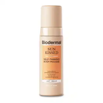 De Online Drogist Biodermal Sun Kissed Self-Tanning Mousse aanbieding