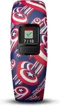 Bol.com Garmin Vívofit Junior 2 - Marvel Captain America - Activity Tracker voor Kinderen - Blauw aanbieding