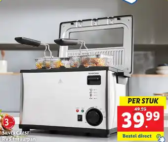 Lidl RVS frituurpan aanbieding