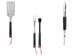 Lidl GRILLMEISTER RVS BBQ bestek aanbieding