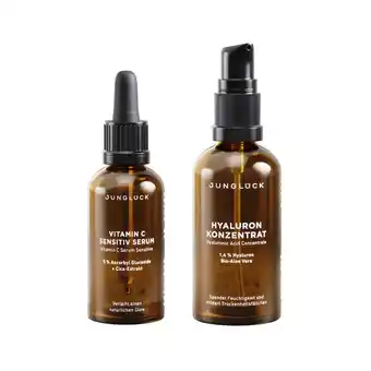 Douglas Junglück Stralend mooie combi - Hyaluron Concentraat Vitamine C Sensitief Serum Cadeauset aanbieding