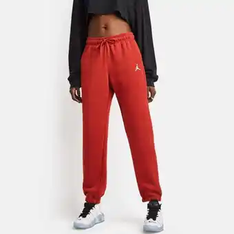 Foot Locker Jordan fleece Dames Broeken - Rood - Maat: XS - Foot Locker aanbieding