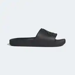 Foot Locker Adidas adilette Heren Slippers en Sandalen - Zwart - Maat: 36 2/3 - Mesh/Synthetisch - Foot Locker aanbieding