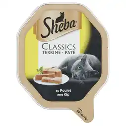 Pets Place Sheba Alu Classic Pate - Kattenvoer - Kip 85 g aanbieding