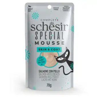 Pets Place Schesir Special Mouse Skin & Coat - Kattenvoer - 70 g aanbieding