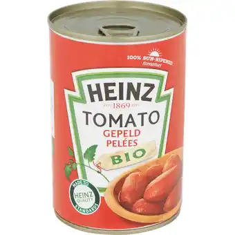 Jumbo Heinz Tomaten gepeld biologisch aanbieding