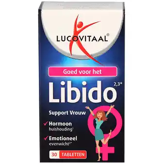 Holland & Barrett Lucovitaal Libido Support Vrouw - 30 tabletten aanbieding