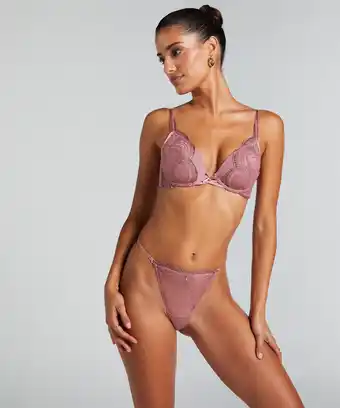 Hunkemoller Hunkemöller String Ruby Roze aanbieding