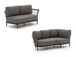 Kees Smit Bellagio Calizzano lounge tuinbank 2-zits 168cm incl. hoekelement + rechterarm 3-zits 214cm aanbieding