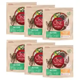 Zooplus 6x 1,5kg Mini Active Kip & Rijst Purina One Hondenvoer aanbieding