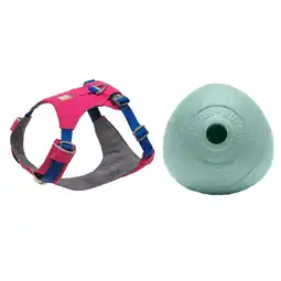 Zooplus Ruffwear hondentuig + Ø 8,9 cm Huckama speeltje gratis! - Hi & Light in Alpen Glow Roze (M) aanbieding