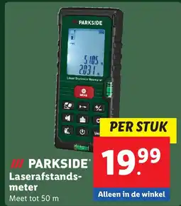 Lidl Laserafstands meter aanbieding