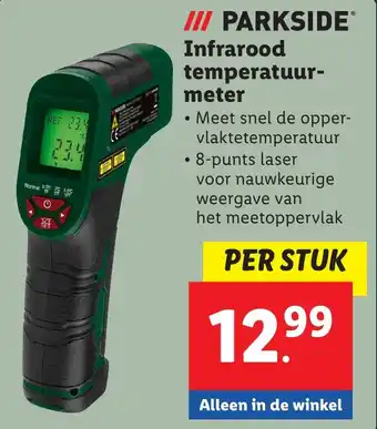 Lidl Infrarood temperatuur meter aanbieding