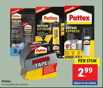 Lidl Pattex aanbieding