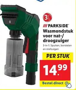 Lidl Wasmondstuk voor nat  droogzuiger aanbieding