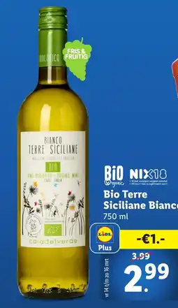 Lidl Bio Terre Siciliane Bianco aanbieding