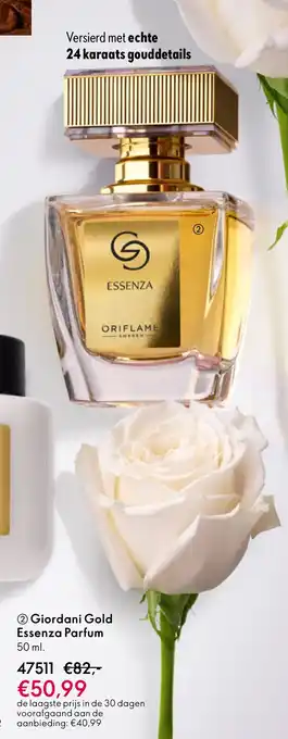 Oriflame Giordani gold essenza parfum aanbieding