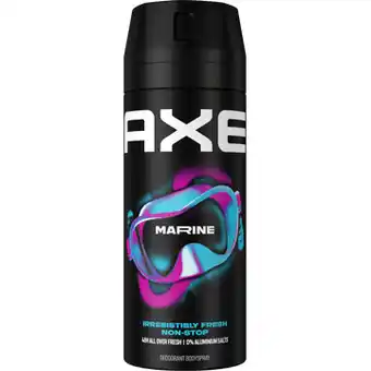 Jumbo Axe Deodorant Bodyspray Marine 150 ML aanbieding