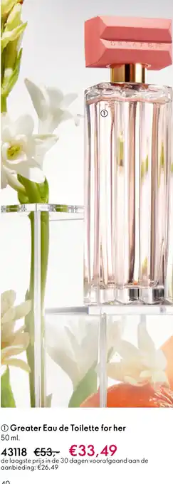 Oriflame Greater eau de toilette for her aanbieding