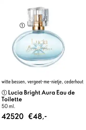 Oriflame Lucia bright aura eau de toilette aanbieding