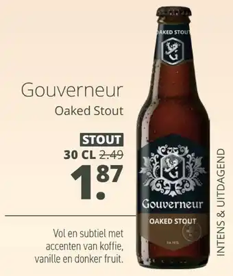 Mitra Gouverneur Oaked Stout aanbieding