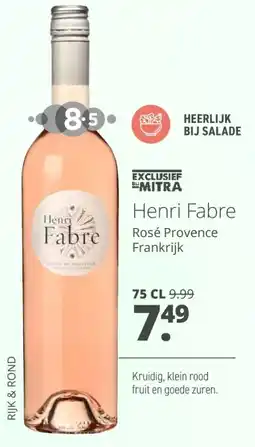 Mitra Henri Fabre aanbieding