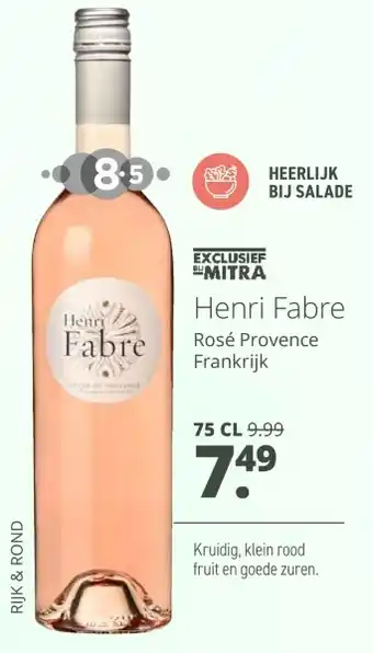 Mitra Henri Fabre aanbieding