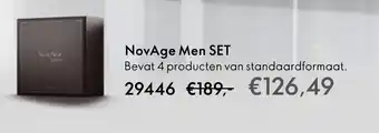 Oriflame Novage men set aanbieding