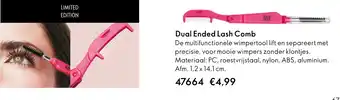 Oriflame Dual ended lash comb aanbieding