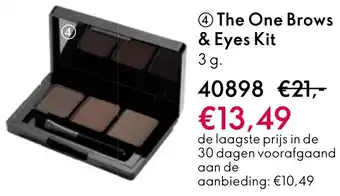 Oriflame The one brows & eyes kit aanbieding