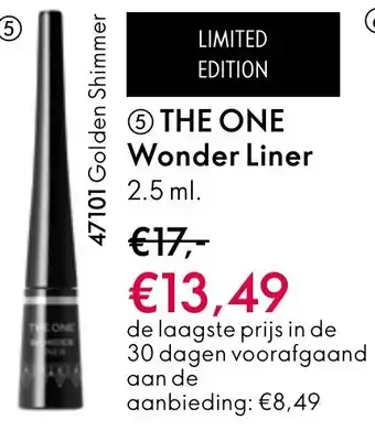 Oriflame The one wonder liner aanbieding