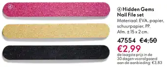 Oriflame Hidden gems nail file set aanbieding