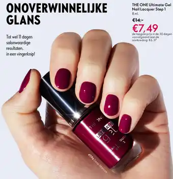 Oriflame The one ultimate gel nail lacquer step 1 aanbieding