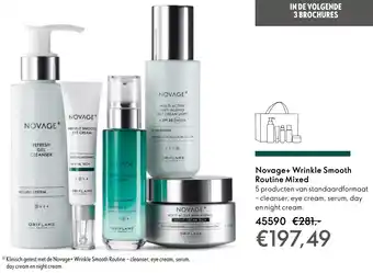 Oriflame Novage+ Wrinkle Smooth Routine Mixed aanbieding