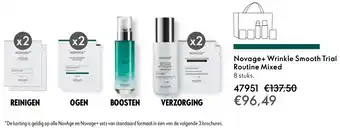 Oriflame Novage+ Wrinkle Smooth Trial Routine Mixed aanbieding