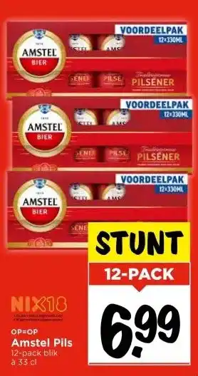 Vomar Voordeelmarkt Amstel Pils aanbieding