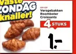 Vomar Voordeelmarkt Versgebakken Roomboter Croissants aanbieding